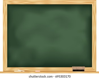 Green chalkboard vector / black board