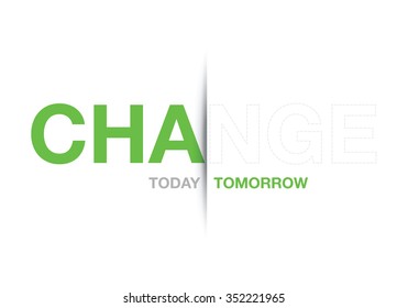 green change abstract background