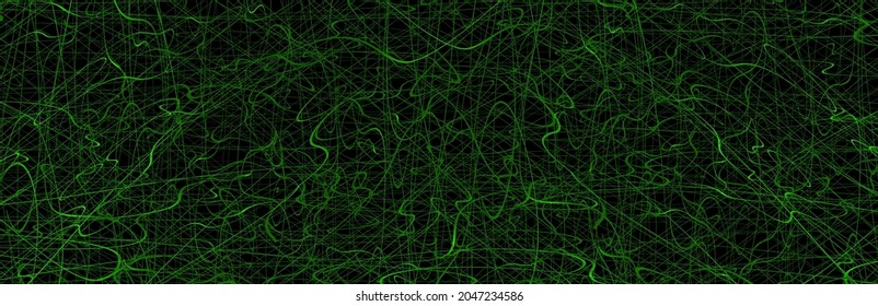 Zeilenhintergrund. Handgezeichnete Linien. Verändertes chaotisches Muster. Vektorgrafik.