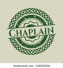 Green Chaplain distressed rubber texture