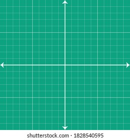Green chart paper with white XY axis lines.