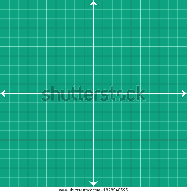 Green Chart Paper White Xy Axis Stock Vector (Royalty Free) 1828540595