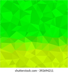 Green chartreuse color polygonal background Vector illustration, Creative Business Design Templates