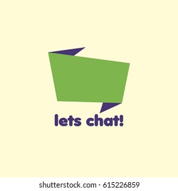 GREEN  CHAT ICON LOGO