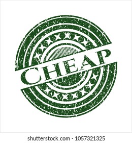 Green Cheap distress rubber stamp with grunge texture