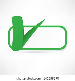 Green check box with check mark