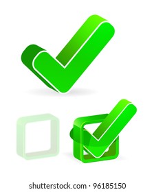 Green check box with check mark