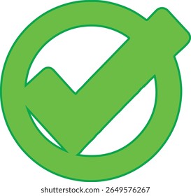Symbole für grüne Häkchen - Symbol "Genehmigt", "Bestätigen" und "Erfolg"