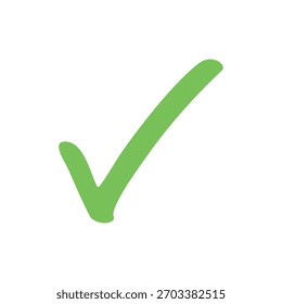 green check mark design element