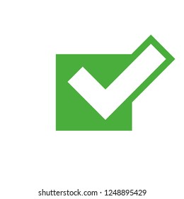 Green check mark icon