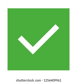 Green check mark icon