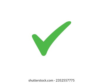 Green Check Mark Icon Design Vector PNG FREE