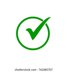 green check mark icon logo