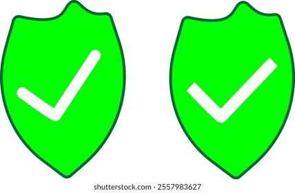 Green check mark icon representing correctness, background, 
