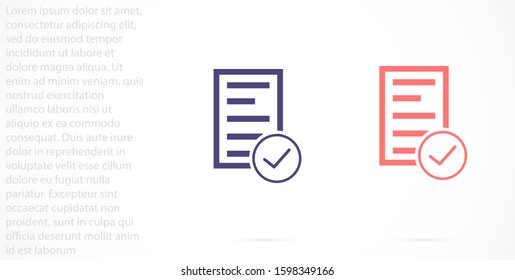 Green check mark icon. Tick symbol in green color, vector illustration.
Black check mark icon. Tick symbol, tick icon vector illustration.
