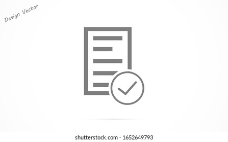 Green check mark icon. Tick symbol in green color, vector illustration.
