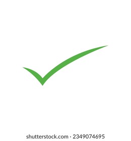 Green check mark icon vector design