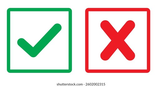 Green check mark icon. Check mark vector icon. Checkmark Illustration. Vector symbols set ,green checkmark isolated on white background. Correct vote choise isolated symbol