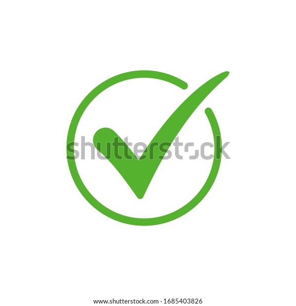 Green check mark icon\
vector design