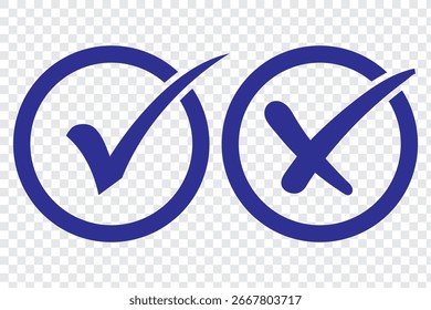 Marca de verificación verde, símbolos de garrapata aislados, signos de lista de verificación y una insignia de Aprobación. Diseño plano y moderno de la marca de verificación, Ilustración vectorial.