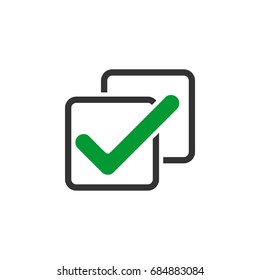 Green Check Mark Logo Template Illustration Design. Vector EPS 10.