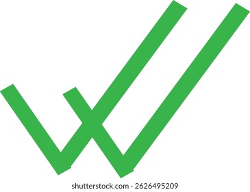 green check mark  png icon make by illustrator