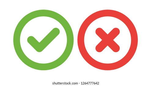 Marca verde y cruz roja
