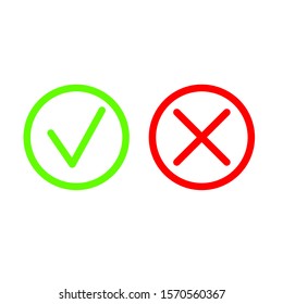 white cross icon images stock photos vectors shutterstock https www shutterstock com image vector green check red cross symbols round 1570560367