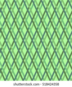 Green checked texture, seamless vector background