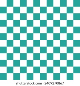 Green checker pattern. checker seamless pattern vector. checker pattern. Decorative elements, floor tiles, wall tiles, bathroom tiles, swimming pool tiles.