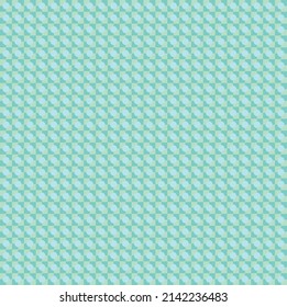 Green Checker Pattern With Sky Blue Polkadot.