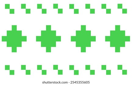 Vector de fondo de tablero de ajedrez verde Abstractas patrón sin fisuras patrón de cuadrícula popular Imprimir Japonés