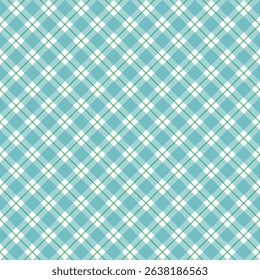 Green checkered background, gift wrapping paper, seamless pattern, fabric pattern 
