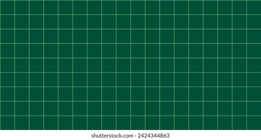 Green checkered grid background. Seamless vector pattern. Cutting Mat Pattern.