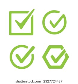 Green Checklist 2 Icon Vector Illustration