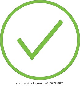 Marca de seleção verde na caixa ui android web ios app site design