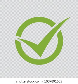 green checkmark icon.