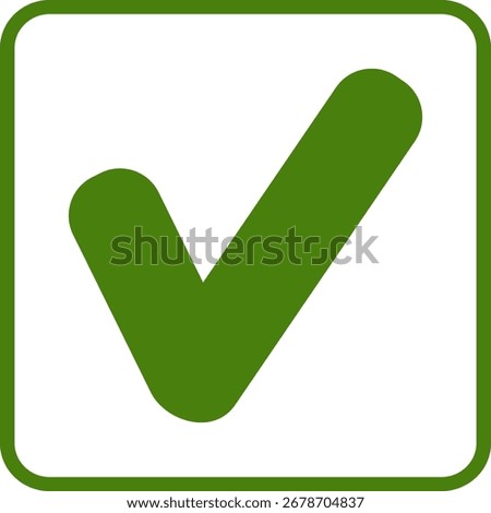 
Green checkmark icon design, checkmark, selected mark, approved checkmark. Simple green checkmark design
