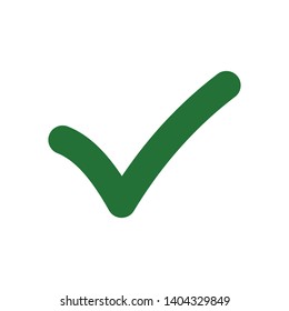 green Checkmark Icon Vector Logo template symbol sign, eps 10