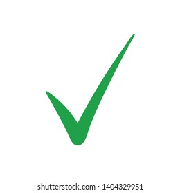 green Checkmark Icon Vector Logo template symbol sign, eps 10