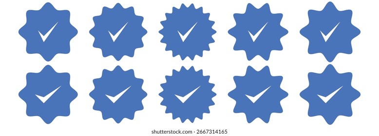 Marca de verificação verde, marca de verificação verde, ícone de marca de verificação botão definir. marca de verificação com ícone de caixa de verificação. Sinal de marca de seleção verde para aplicativo, interface do usuário, site. Selos Verdes Verificados. Confiar na Coleção de Selos. Aprovado instantaneamente. Viral 