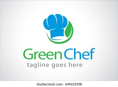 Green Chef Logo Template Design