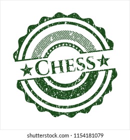 Green Chess with rubber seal texture