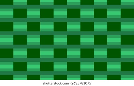 xadrez verde e padrão de tira como estilo de repetição sem emenda, design de imagem completa para impressão de tecido