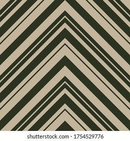 Green Chevron diagonal striped seamless pattern background suitable for fashion textiles, graphics