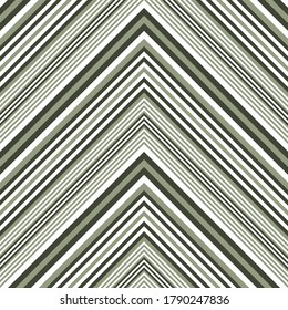 Green Chevron diagonal striped seamless pattern background suitable for fashion textiles, graphics