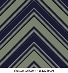 Green Chevron diagonal striped seamless pattern background suitable for fashion textiles, graphics