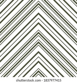 Green Chevron diagonal striped seamless pattern background suitable for fashion textiles, graphics