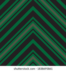 Green Chevron diagonal striped seamless pattern background suitable for fashion textiles, graphics