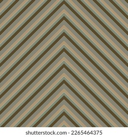 Green Chevron diagonal striped seamless pattern background suitable for fashion textiles, graphics